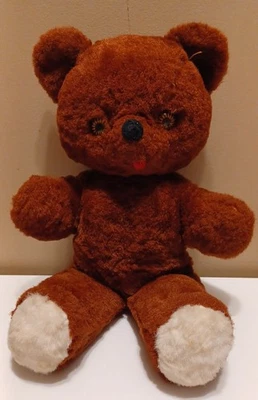 Vintage Knickerbocker Teddy Bear Brown Plush 14" Animals of Distinction Wind Up - Image 1 of 3