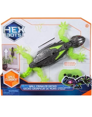HEX BOTS Wall Crawler Gecko Remote Control Toy With LED Eyes Ages 4+ NEW IN BOX - Image 1 of 3