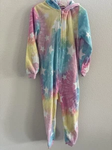 Fun Zip Up Unicorn Pajamas. Good Used. Size 6. - Picture 1 of 3