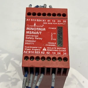 Guard Master Minotaur MSR6R/T MSR6RT Universal Safety Relay 24v Ac/dc - Picture 1 of 4