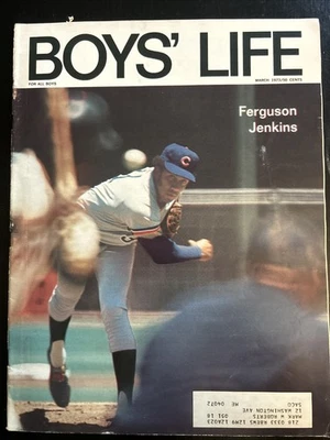 Vintage Baseball 1973 Boys' Life Magazine Ferguson Jenkins Chicago Cubs! - Image 1 of 4