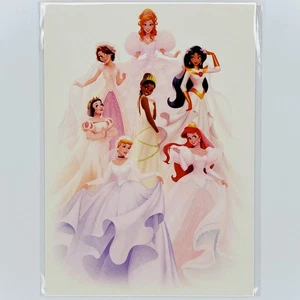 Disney Princess Postcard Disney WonderGround Dylan Bonner Tiana Ariel Cinderella - Picture 1 of 2
