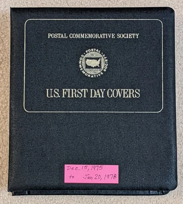 Postal Commemorative Society Book of 111 First Day Covers from 1975 to 1978 - Image 1 of 4