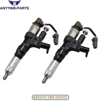 2Pcs For Hino 145 155 185 195 300 500 L4 DIESEL High-Quality Diesel Injector Foto 1 de 4