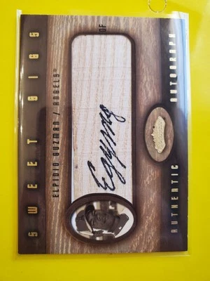 2002 Fleer Showcase Sweet Sigs Lumber Autograph Elpidio Guzman - Anaheim Angels - Image 1 of 2