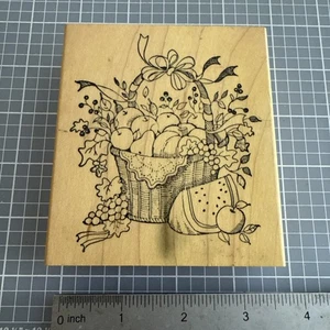 D0, Delafield Stempel, Korb mit Obstkorb Obst Ernte - Bild 1 von 4