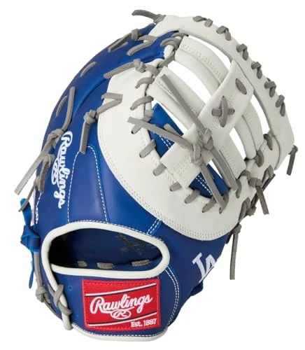 Rawlings Baseball Glove Soft Adult Hyper TECH MLB Team GR5HTMM53 Dodgers First