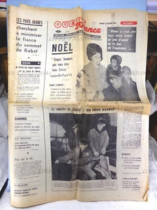 JOURNAL RÉGIONAL OUEST-FRANCE, VENDREDI 26 DÉCEMBRE 1969 - Picture 1 of 6