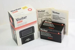 VIVITAR 3500 DEDICATED NIKON CAMERA FLASH UNIT WITH INSTRUCTIONS - Picture 1 of 5