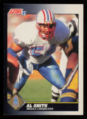 1991 Score #490 Al Smith Houston Oilers Football Card - Image 1 of 2