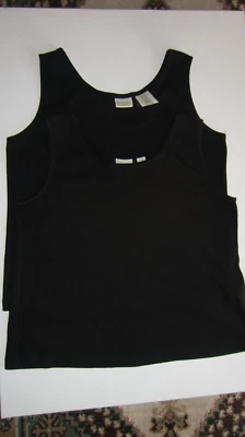 Classic Elements (2) negro sin mangas uno nuevo usado?   L/G 14-16 Foto 1 de 4