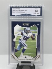 2021 Panini DeMarcus Lawrence Dallas Cowboys Playoff Card #105 Gem Mint 10!