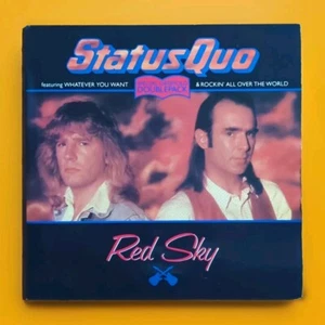 Status Quo/Red Sky ... Vinyl, 2 x 7" Singles, 1986, 1st Press, Gatefold Pouch - Picture 1 of 7