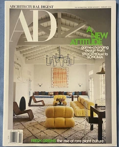 Architectural Digest February 2022 Game Changing Design Stockholm To Sonoma - Imagen 1 de 2