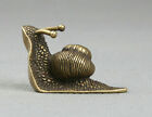 Antique Chinese Small Bronze Beautifully Realistic Animal Snail Statue