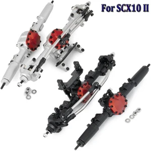 Eje trasero delantero completo de metal para rastreador de radiocontrol 1:10 AXIAL SCX10 II AX90046 90047 - Imagen 1 de 31