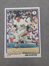 1978 Topps Set Break #460 Catfish Hunter New York Yankees Baseball Card- EX
