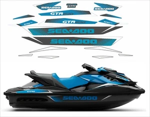 SEADOO GTR 230 2017 Graphics / Decal / Sticker Kit BLUE - Picture 1 of 5