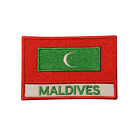 Maldives Country Flag Patch Iron On Patch Sew On Badge Embroidered Patch