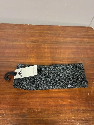 Diadema forrada de lana Adidas para mujer calce negro/gris ónix OSFA Foto 1 de 2