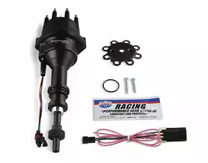 Holley 565-302BK Sniper EFI HyperSpark Distributor Ford 351W Hall Effect Crank T - Picture 1 of 10