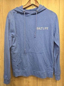 Salt Life Sudadera con Capucha Para Hombre Sudadera Mediana Suéter Pullover Pesca Atún Rojo - Imagen 1 de 4