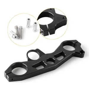 Schwarz Vordere Gabel Brücke Klemme für Kawasaki Ninja ZX6R ZX600 2009-2012 1PC - Bild 1 von 5