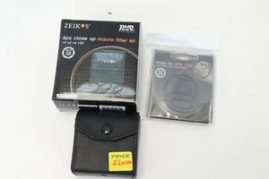 SSE Camera Lens Filters Zeikos  Close Up Macro Kit Lens Cap 52mm - Picture 1 of 10
