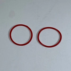 LEGO Rubber Belt x2 Medium (Round Cross Section) Approx. 3 x 3 Red x37 - Picture 1 of 2