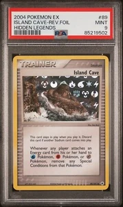 2004 | Pokémon | EX Hidden Legends | Island Cave | Reverse Foil | #89 | PSA 9 | - Picture 1 of 2
