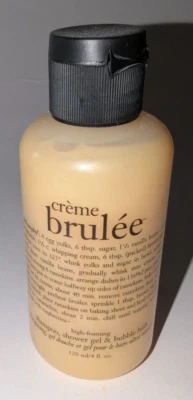 PHILOSOPHY CREME BRULEE CHAMPÚ / GEL DE DUCHA / BAÑO DE BURBUJAS 120 ml 4 fl oz NUEVO Foto 1 de 4