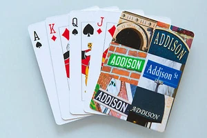 Tarjetas de juego personalizadas con ADDISON en fotos de signos reales - Imagen 1 de 1