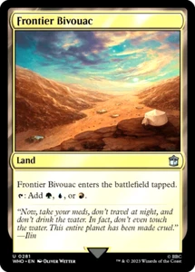 MTG Frontier Bivouac 281 Foil Land Doctor Who - Imagen 1 de 1