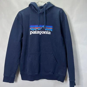 Patagonia Men's Pullover Hoodie Navy Blue Large - Picture 1 of 4