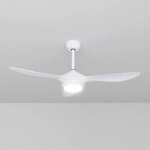 DC Motor Ceiling Fan With Remote Control Fans 3 Blades White 52" - Picture 1 of 12