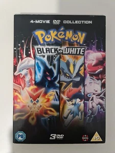 Pokemon DVD 4 - Movie Collection Black & White / MANGA - Picture 1 of 2