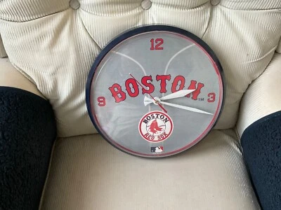 Boston Red Sox Clock (battery) - Image 1 of 2