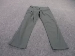 Columbia Pants Adult 34 X 32 Gray Canvas Hiking Cargo Fishing Nylon Outdoors Men - Picture 1 of 8