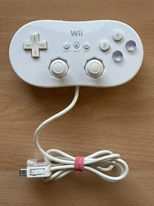 NINTENDO Wii CONTROLLER Pad für Konsole Weiß Pro Classic RVL 005 no OVP CiB Box - Bild 1 von 2
