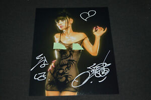 BAI LING sexy signed Autogramm 20x25 cm In Person STAR WARS , CRANK, THE CROW