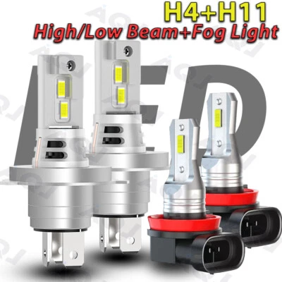 For Mitsubishi Mirage Hatchback 4-Door 2014-2021 LED Headlight & Fog Light Bulbs Foto 1 de 4