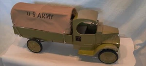 RARE 1930's Steelcraft Mack US ARMY TRUCK Restored. #1 CONDITION IMMACULATE. WOW - Picture 1 of 12