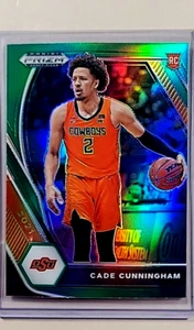 2021 Panini Prizm Draft Picks Variazione Verde #1 Cade Cunningham Rookie RC - Foto 1 di 2