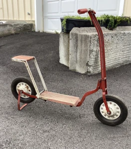 Great Find! Vintage Garton 5870 Scooter with folding seat 1950's Rare!! - Picture 1 of 24