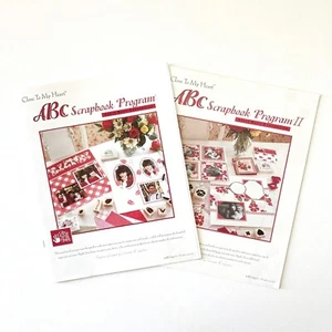 Close To My Heart CTMH ABC Scrapbook Program I & II Customer Guides RARE! - Picture 1 of 12