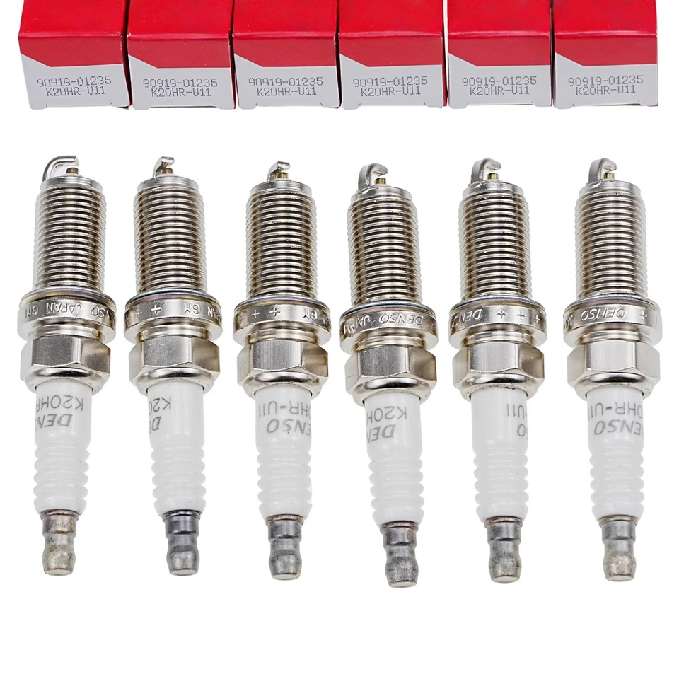 6 piezas bujía OEM 90919-01235 para Toyota Tacoma V6 Fj Cruiser Tundra 4Runner Foto 1 de 4