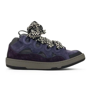Neu im Karton Lanvin Violet Curb Turnschuhe Größe 46 970 $ - Bild 1 von 8