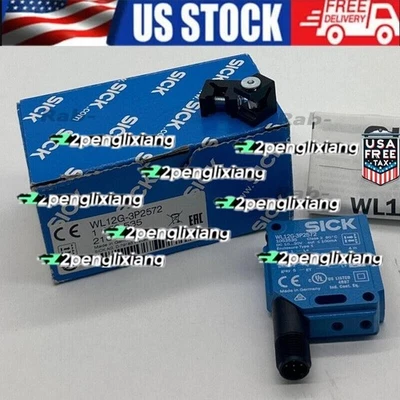 US FREE TAX Sick WL12G-3P2572 Photoelectric Retro-Reflective - Image 1 of 4