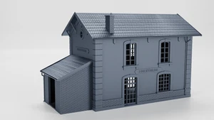 Estación de tren Bernieres (Francia) - Playa Juno - Escala 28 mm - wargame3d - Imagen 1 de 8