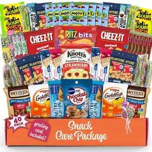 Weihnachten Snackbox Variety Pack mit Chips, Plätzchen Riegel 40 Stück - Snacks... - Bild 1 von 9